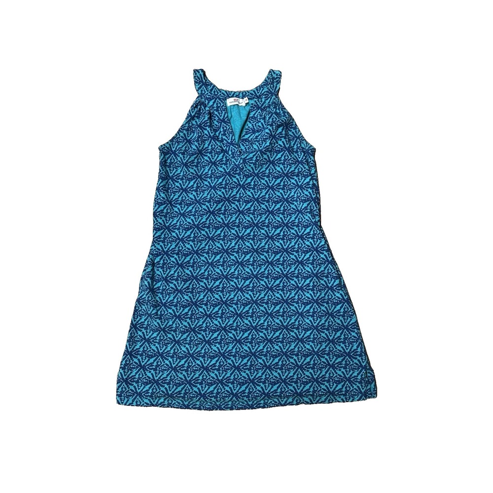 Vineyard‎ Vines Women's Size XS Blue Geometric Print Dress